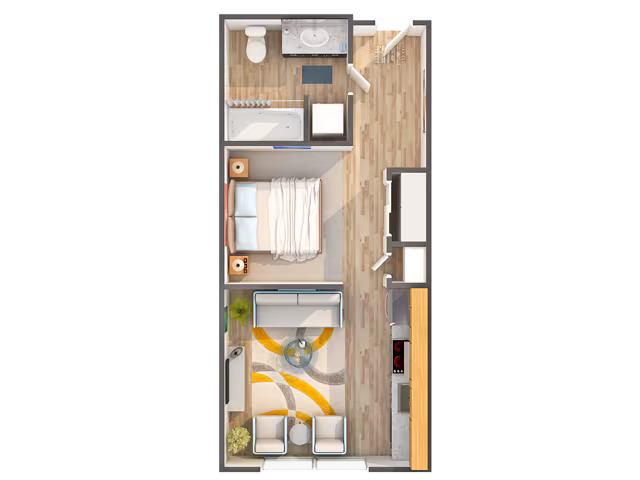 Belay - Green Lake 1 1-310 floor plan